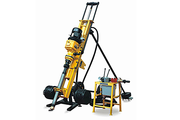 Mining Pneumatic DTH Drilling Rig HQD 100 Small Rock Drilling Rig