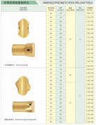 Hanheld Pneumatic Rock Drill Bit